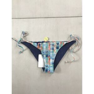 L Space by Monica Wise Reversible String Bikini Bottom Swimwear